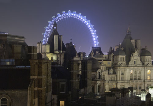 london eye by night