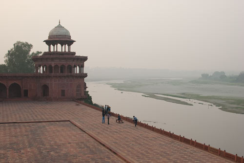 The River Behind The Taj Mahal