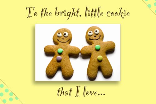 Bright Little Cookie - A Quillcards Ecard