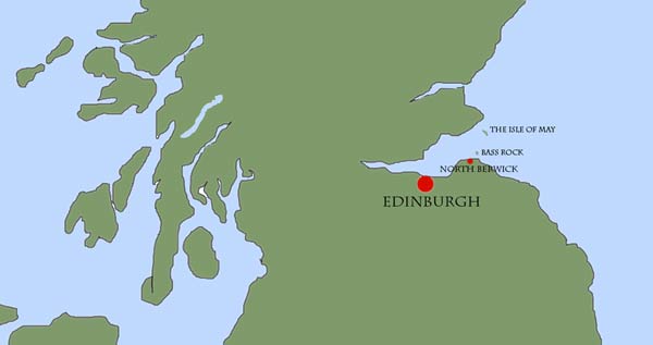 Location Map Of The Isle Of May