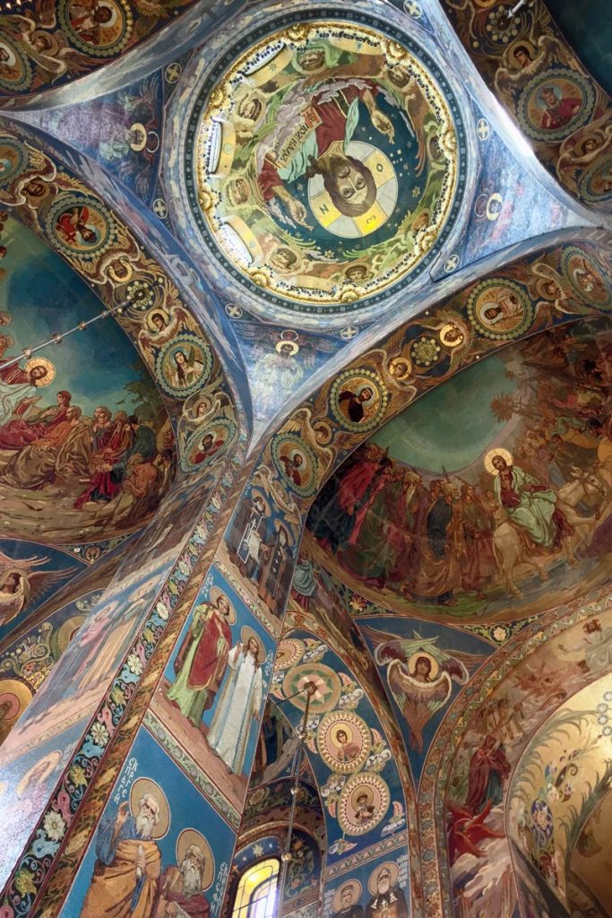 interior of the church-of-the-spilled-blood-in-saint-petersburg